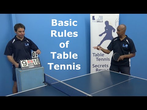 Basic Rules of Table Tennis | PingSkills