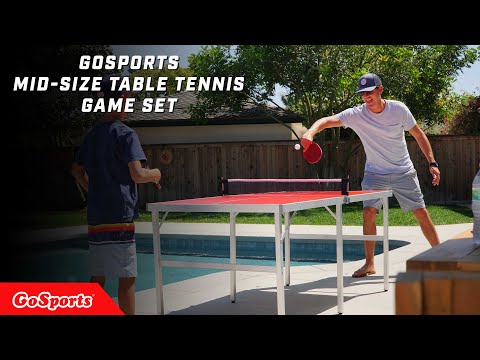 GoSports Mid-Size Table Tennis Game Set