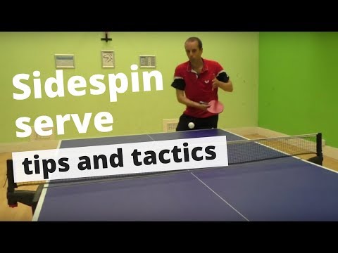 Sidespin (pendulum) serve - tips and tactics
