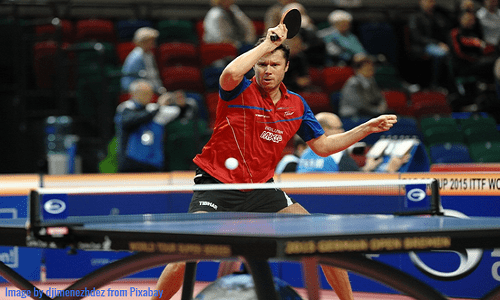 Forehand drive, a basic table tennis stroke