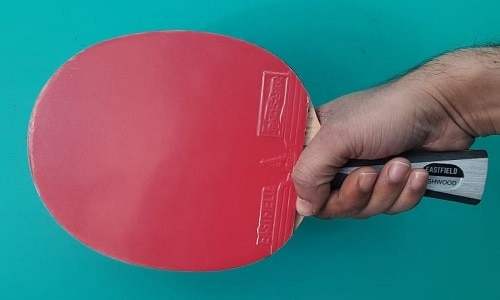 Shallow shakehand grip table tennis
