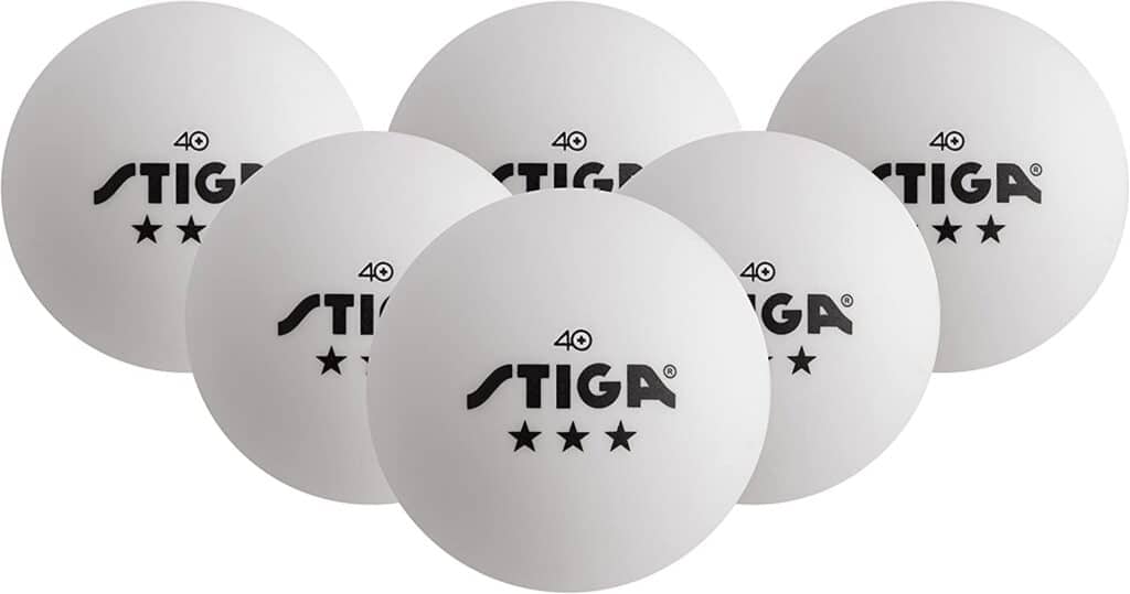 STIGA 3 star table tennis balls