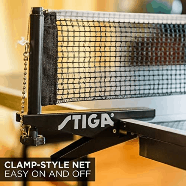 Clip-on table tennis net of STIGA Advantage