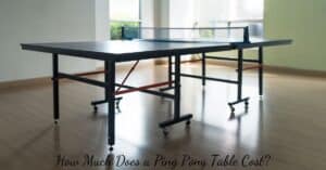 Cost of a ping pong table