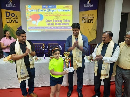 My daughter becomes runner-up in a state level tournament