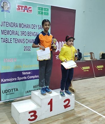 My daughter becomes runner-up in a state level tournament