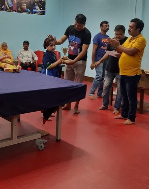 My daughter becomes champion in a state level tournament