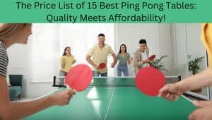 The prices of the 15 best ping pong tables striking the ultimate balance for playability and value for money
