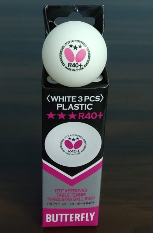 My Butterfly R40+ table tennis ball
