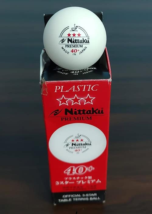 My Nittaku Premium 40+ table tennis ball