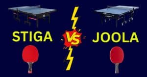 A detailed comparative analysis between two reputed table tennis brands, STIGA and JOOLA